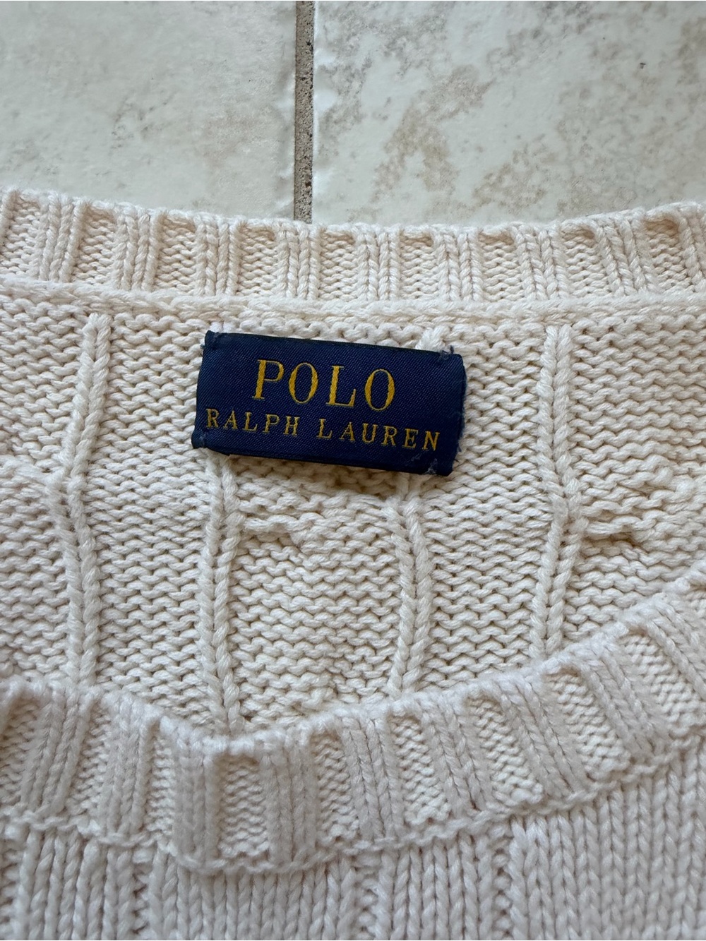 POLO Ralph Lauren Cable Knit 1967 Sweater Jumper - Picture 5 of 6